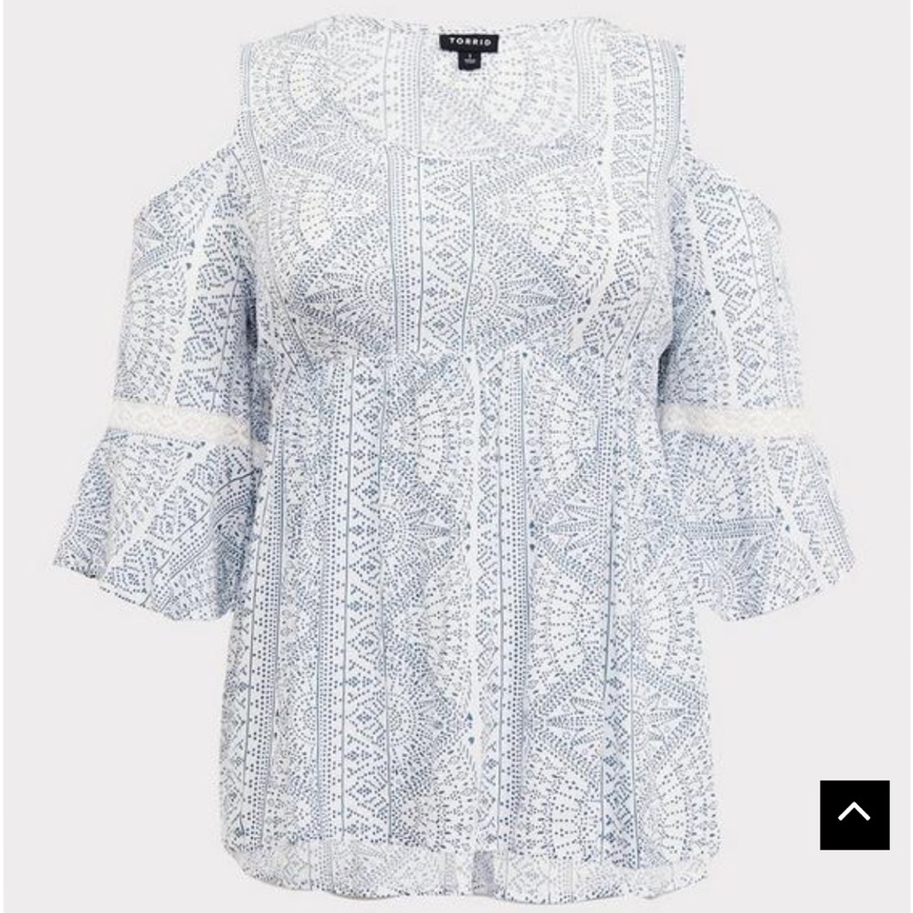 Torrid guaze top
